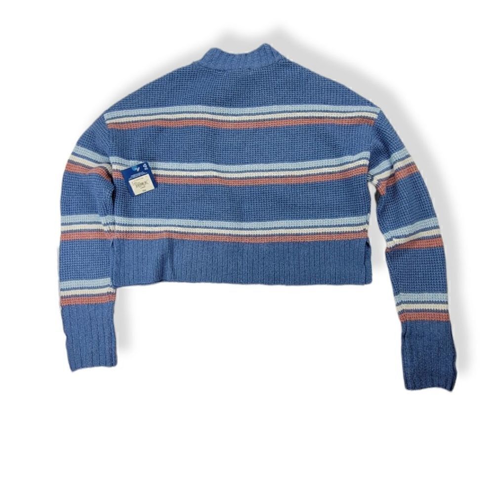 Arizona Blue Stripe cropped sweater Large Juniors